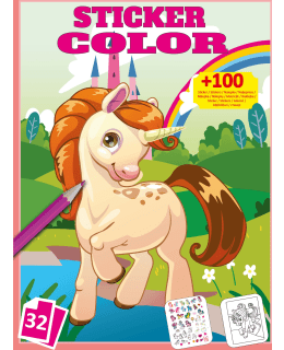 BSN 16-SIVUINEN VÄRITYS- JA TARRAKIRJA Main Image