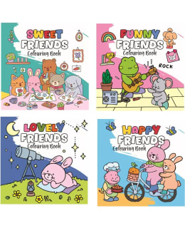 HAPPY FRIENDS VÄRITYSKIRJA Main Image