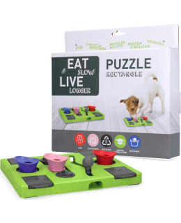 EAT SLOW LIVE LONGER PUZZLE RECTANGLE Main Image