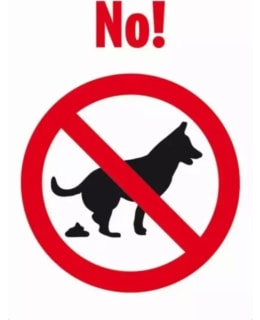 SIGN METAL NO (V) Main Image