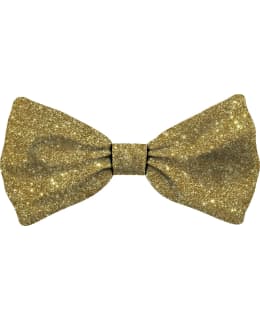 BOW TIE XMAS GLITTER GOLD DOG L Main Image