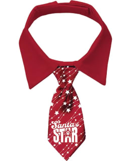PLENTY XMAS SANTA'S STARS DOG XL TIE Main Image