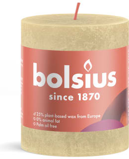 BOLSIUS SHINE 8X6,8 BEIGE/20 RUSTIK KYNT Main Image