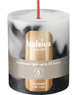 BOLSIUS MARBLE 8X6,8 31/BLACK PÖYTÄKYNTT Main Image