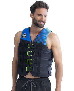 JOBE 4 BUCKLE VEST BLUE L Main Image
