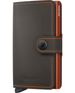 SECRID MINIWALLET MATTE TRUFFLE&ORANGE Main Image