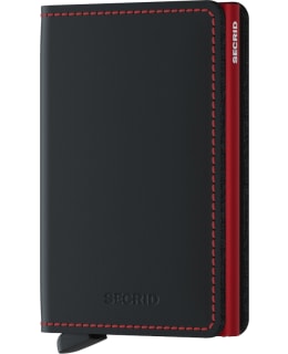 SECRID SLIMWALLET MATTE SM-BLACK & RED Main Image