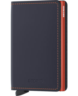 SECRID MATTE NIGHTBLUE/ORANGE SLIMWALLET Main Image