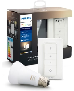 Philips Hue White Ambiance E27 806lm led-älylamppu + langaton himmennin Main Image