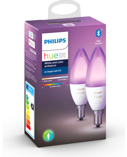 Philips Hue White and Color Ambiance E14 470lm 2kpl led-älylamppu Main Image