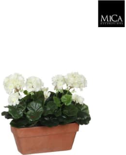 MICA GERANIUM WHITE 29X13X40CM TEKOKASVI Main Image