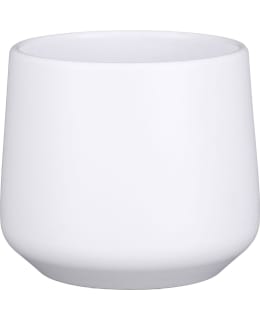 AMBER POT ROUND WHITE MATT - H15,5XD17CM Main Image