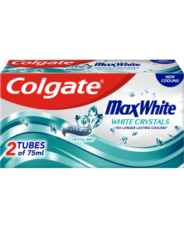 Colgate Max White White Crystals 2x75 ml hammastahna Main Image