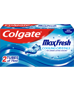 Colgate Max Fresh Cooling Crystals 2x75 ml hammastahna Main Image