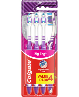COLGATE ZIGZAG PLUS ANTIBAC SOFT 4-PACK Main Image