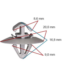 C842100 VERHOILUKIINN OPEL, RENAULT Main Image