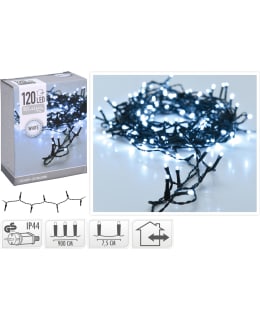 H&S WHITE IP44 120 LED ULKOVALOSARJA Main Image