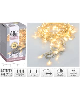 H&S WARM WHITE IP44 48 LED VALOSARJA Main Image