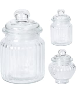 KM CD1000290 STORAGE JAR GLASS 2ASS Main Image