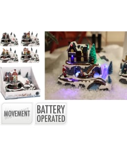 H&S XMAX SCENE 24CM CHRISTMAS VILLAGE Main Image