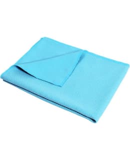 PURE YOGA TOWEL ANTI-SLIP, BLUE Main Image