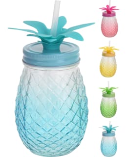 EH CD1001420 DRINKING JAR W STRAW 400ML Main Image