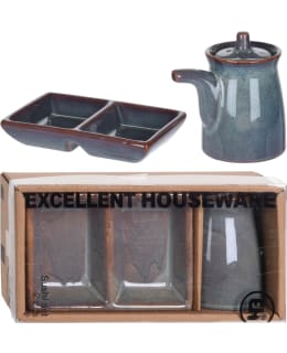KM Q94000030 SUSHI SET STONEWARE 2PCS Main Image