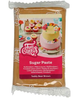 FUNCAKES SOKERIMASSA TED BEAR BROWN 250G Main Image