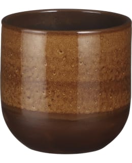 NORA POT ROUND OCHRE GLAZE H21XD23CM Main Image