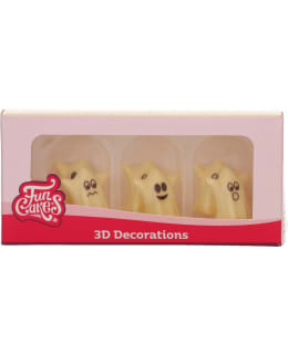 FUNCAKES 3D HAAMUT 6KPL SUKLAAKORISTE Main Image