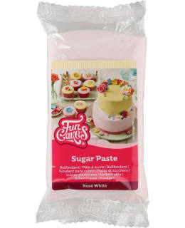 FUNCAKES SOKERIMASSA ROSE WHITE 250G Main Image