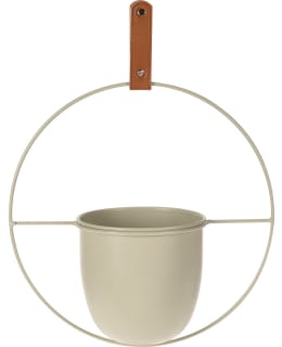 KM FLOWERPOT METAL 15X14CM SAND Main Image
