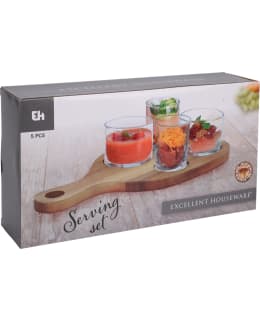 SERVING SET GLASS 5PCS ACACIA Main Image