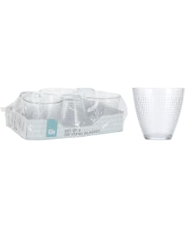 DRINKING GLASS 220ML SET 6PCS Main Image