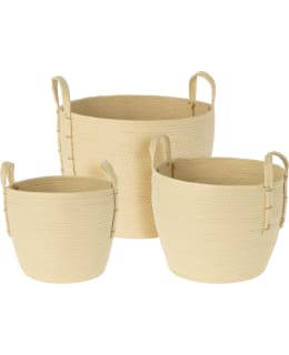 H&S KR2002880 L Ø33X26CM CREAM KORI Main Image
