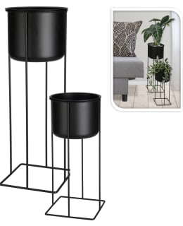 KM PLANT STAND ROUND SET OF 2PCS Main Image