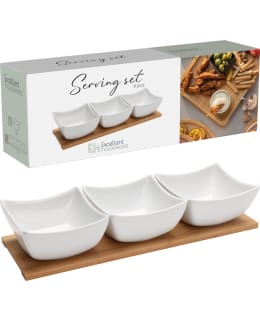 SERVING SET PORCELAIN 4PCS WHI Main Image