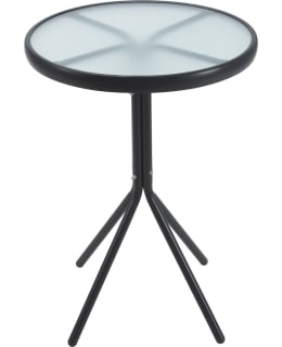 KM TABLE ROUND METAL WITH GLASS Main Image