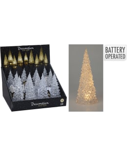 H&S 17CM ACRYLIC LED CHRISTMAS TREE Main Image
