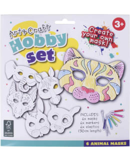 KM 492400400 6KPL ELÄINNAAMARISETTI Main Image