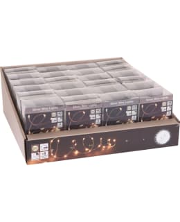 H&S SILVER WIRE 40LED IP44 WARM WH Main Image
