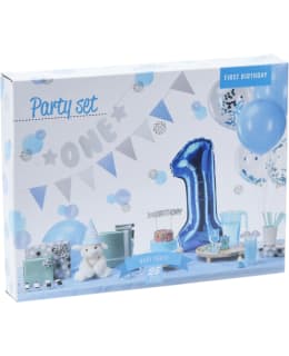 PARTYSET 1ST BIRTHDAY PINK PARTYSETTI Main Image