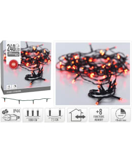 H&S IP44 240LED RED OUTDOOR LIGHTING SET Main Image