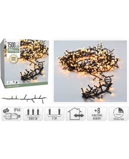 H&S MICRO CLUSTER 30M 1500 LED VALOSARJA Main Image