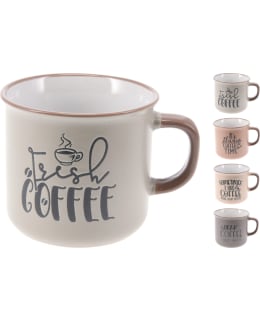 MUG STONEWARE 285ML 4ASS DESI Main Image