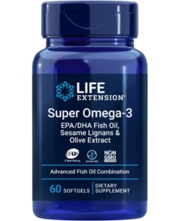 LIFE EXTENS SUPER OMEGA-3 60KAPS RAVLIS Main Image