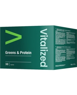 VITALIZED GREENS & PROTEIN 30 SAC RAVLIS Main Image