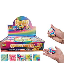SQUEEZE PRINTED CHEESE 4,5X4,5X4,5CM Main Image