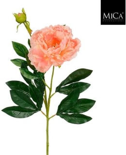 MICA PEONY SALMON 70CM TEKOKUKKA Main Image