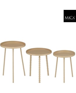 MICA SALVO 38X34,5CM BEIGE SIVUPÖYTÄ Main Image
